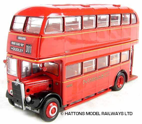 BMMO Showbus Model Fleet Focus Midland Red